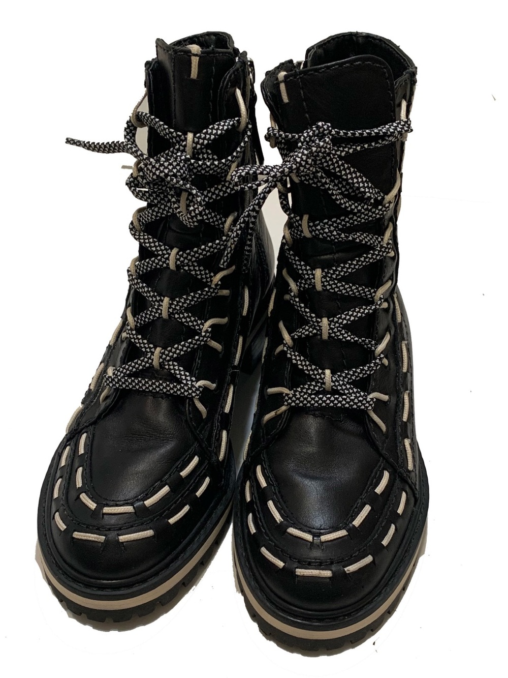 SCHUTZ Women’s Black Lace-Up Boots